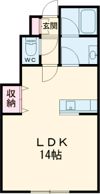 AIRIXⅡの間取り画像