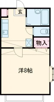 クレセール蒲町弐番館の間取り画像