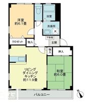 フォブールソレイユの間取り画像