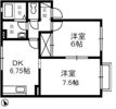 バンビーノ Eの間取り画像