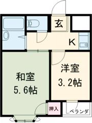 WESTヒルズ岸和田の間取り画像