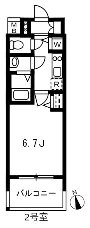 メインステージ名古屋ノースマークの間取り画像