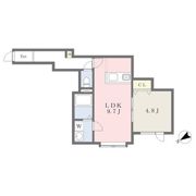 マンションKの間取り画像