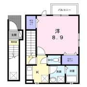 アパートメントハイツKの間取り画像