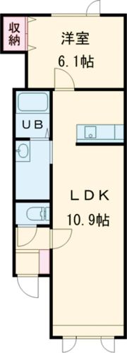 ゼロワンウエストの間取り画像