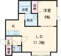 ゼロ・ワンの間取り画像