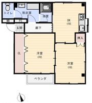 ルナパレスの間取り画像