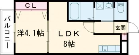 ESCALA四條畷の間取り画像