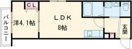 ESCALA四條畷の間取り画像