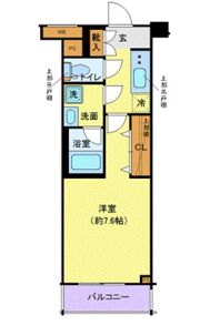 クレヴィスタ三軒茶屋の間取り画像