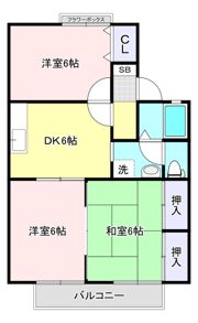 ロイヤルガーデン 弐番館の間取り画像