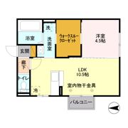 Wit Eight（ｳｨｯﾄ ｴｲﾄ）の間取り画像