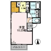 アペルトコート Aの間取り画像