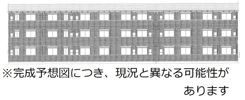 （仮）D-ROOM長嶺南A棟の外観