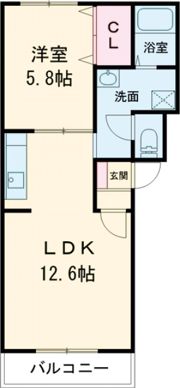 ヴァンクレールⅡの間取り画像