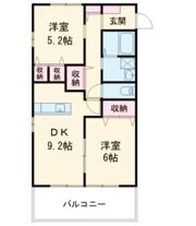 メゾンドブラン A棟の間取り画像