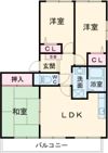 フォブール東山崎B棟の間取り画像