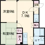 シャトーしらかばの間取り画像