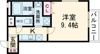 フジパレス東正雀の間取り画像