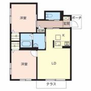 シャーメゾン高町の間取り画像