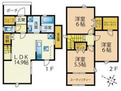 プランドール S棟の間取り画像