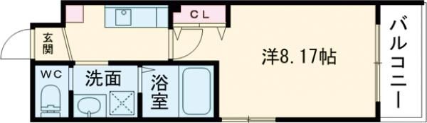 E－インフィニティ塚口の間取り画像