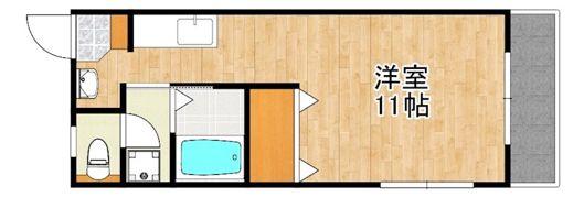REVEハヤトの間取り画像