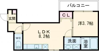 ALEGRIA枚方Southの間取り画像