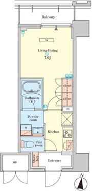 RJRプレシア菊川駅前の間取り画像