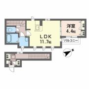 ベルハイツ土樋の間取り画像