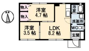 クレールNの間取り画像