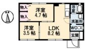クレールNの間取り画像