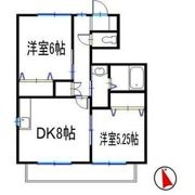サニーフラット御立の間取り画像