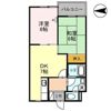 KUハイツの間取り画像