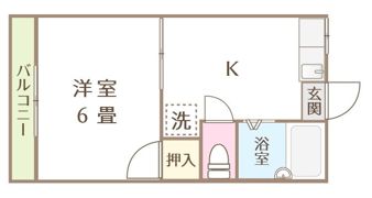 サンパレス宝町の間取り画像