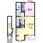 テラス南白土の間取り画像