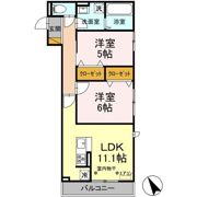クレストⅠの間取り画像