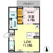 (仮)D-ROOM上篠崎の間取り画像