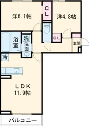 PREMILIFE政所 Ⅱ棟の間取り画像