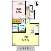 サニーハイツ花棚 B棟の間取り画像