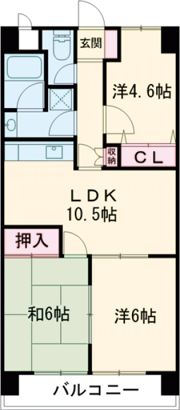 アスティ末広の間取り画像