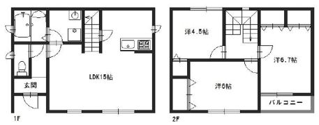 マハロ阿成植木の間取り画像