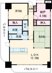 グランドハイツ淡路の間取り画像