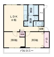 高津橋農住団地D棟の間取り画像