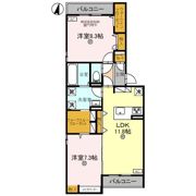 D-ROOM和歌山黒田の間取り画像