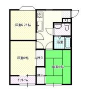 レジデンスRの間取り画像
