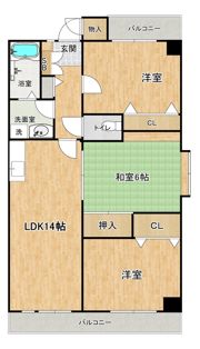 エスペランサ室見の間取り画像