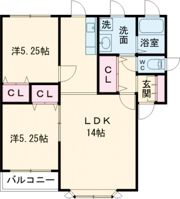 ハイツ昴の間取り画像