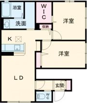 シャーメゾンいろはⅡの間取り画像