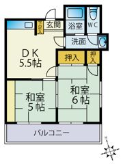 サンモール土井の間取り画像